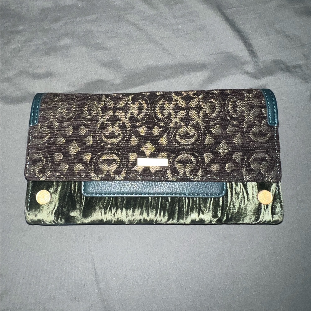 Hammitt leather AJ clutch in velvet antique never worn